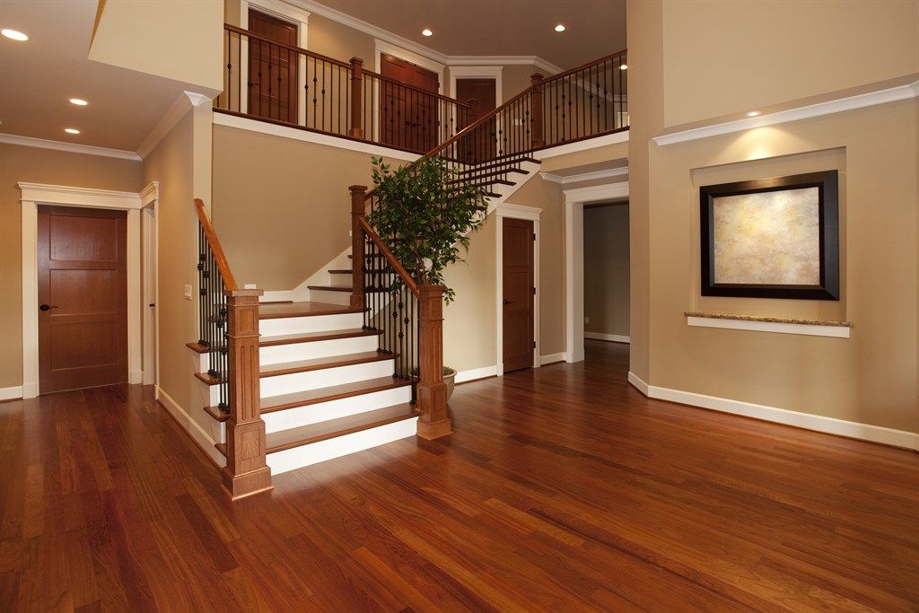 Intérieur avec parquet